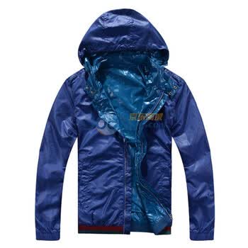 【春季新款】帝牌男装 商务休闲茄克衫 可脱卸帽212009 蓝色21 190/104(XXXXL)