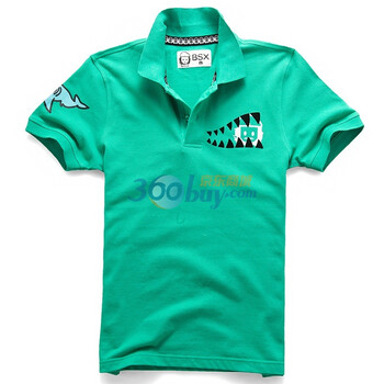 Giordano佐丹奴BSX Polo 男MINI CHE经典头像印花POLO 04011100 浅绿色 XL
