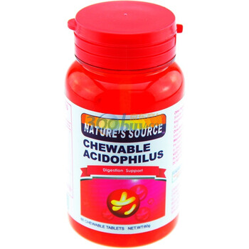 Natures Source自然源泉益生菌咀嚼片1000mg×60片