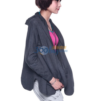 裂帛2011新品花瓣摆 日本棉针织短外套 剪朵2629 黑色 L