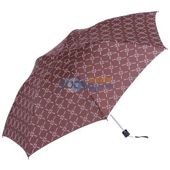 红叶redleaf三折轻便折叠铅笔伞创意中性两用晴雨伞3310050咖啡色