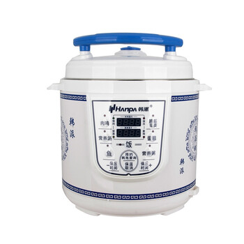 韩派（Hanpa）一锅双胆5L电脑预约青花瓷陶晶锅QH-90SV8