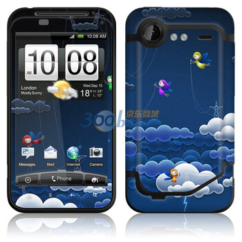 ideaSkin HTC Incredible S / G11 / 惊艳 / S710e 皮肤 电闪雷鸣 外壳保护套皮贴膜 DAVA750492
