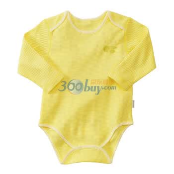 贝贝怡 BB715 宝宝服 新生儿/宝宝/婴儿活动肩包屁衣 淡黄 86码