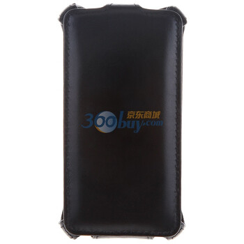 洛克（ROCK）HTC EVO 3D X515M 大都市真皮翻盖系列（黑色）