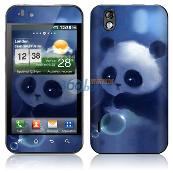 ideaSkin LG P970(Optimus Black) 皮肤 熊猫 外壳保护套皮贴膜 BAED032158