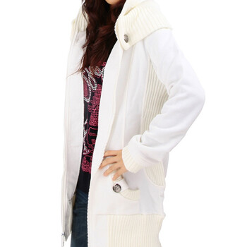 Karl Kani卡尔卡耐 2011秋冬新品 酷炫一族女士长款外套51321408 米色 L