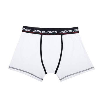 Jack Jones/杰克琼斯 内裤 撞色走线宽腰头平角内裤B(白)|212192031020 XXL