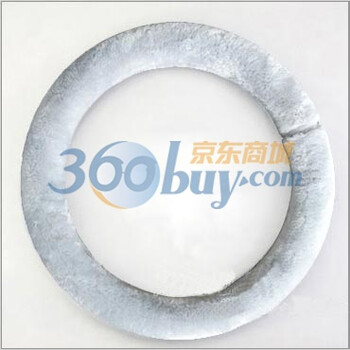 安美弛 冬季毛绒方向盘套 毛绒把套 中号 灰色