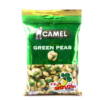 新加坡原装进口 骆驼牌青豆果子(芥茉味)12袋 优惠装