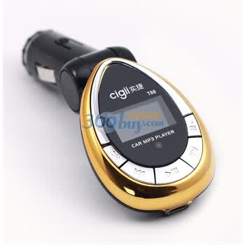 实捷（cigii）车载MP3-T88 4GB内存 红/蓝/金/粉 四种颜色可选 金
