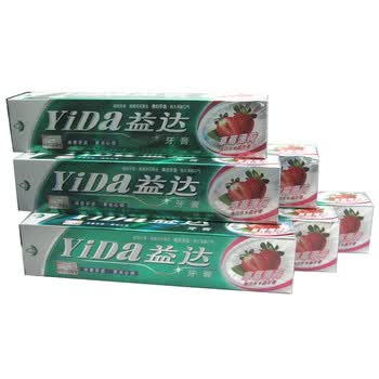 益达 草莓薄荷牙膏105g 6支