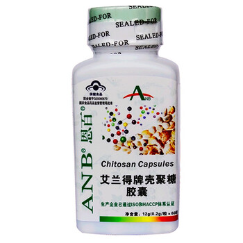 恩百 壳聚糖胶囊 壳聚糖0.2g/粒×60粒