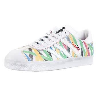 Adidas/阿迪达斯 三叶草 G12031 Gazelle 2 YY 男士板鞋 白色 43