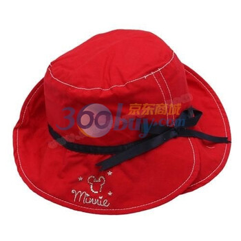 Disney/迪士尼童帽 帽子米奇女童边帽D07MQ2780 红色 54