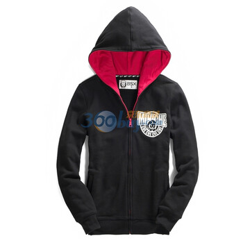 Giordano佐丹奴BSX 外套 女甜美熊ZIP-UP连帽开胸卫衣 04381701 深灰 XL