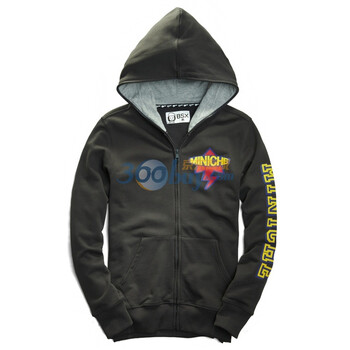 Giordano佐丹奴BSX 外套 男MINI CHE太空时尚连帽卫衣 04081700 浅灰色 XL