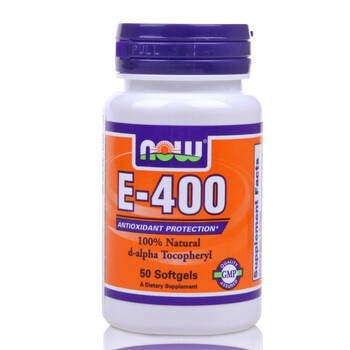 美国NOW诺奥 E-400软胶囊(天然维生素E软胶囊)1.9g*50粒