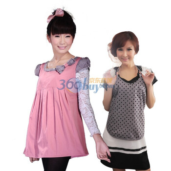 宝宝金盾新品孕妇装系列孕妇防辐射服珍珠纤维马甲 L/XL 56023 粉色 XL