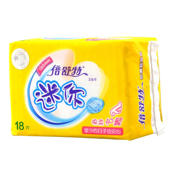 倍舒特棉柔护翼迷你卫生巾18片*6 SN12018