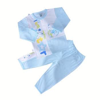 【小素材】春季新款儿童内衣 宝宝家居服套装 竹纤维内衣套装2502 粉红色 73