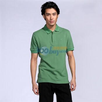 IZOD 新品纯棉翻领短袖基础款男士商务polo衫 1121913203510绿色系XXL(185/102A)