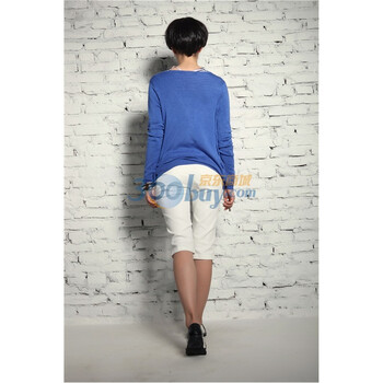 SteveVivian秋装新款<em>品牌女装拉链</em>长袖<em>针织开</em>