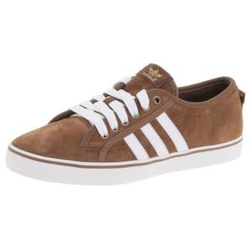 Adidas/阿迪达斯 三叶草 G44996 NIZZA LO CL YY 中性板鞋 棕色系 44.5