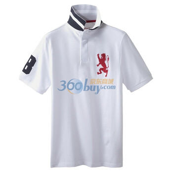 Giordano佐丹奴 Polo 男炫彩狮王修身POLO 01012180 象牙 XL