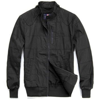 汤尼俊士(Tonyjeans) 帅气全棉细帆布夹克1209104120-99 黑色 L