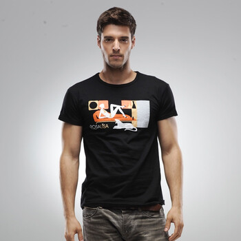 【瓦力伊娃】VILLEVA2011新品上市时尚男士修身男装T恤潮品 白色 XXL