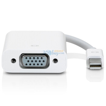 苹果（Apple）MB572FE/A Mini DisplayPort 至VGA 转接器