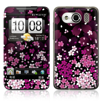 ideaSkin HTC T9199 / Z510D / 双擎/双擎S 樱花漫天飞 机身贴膜 保护膜 皮肤 BDFA010287
