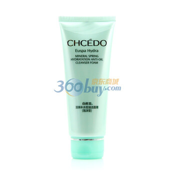 CHCEDO自然堂 活泉控油净爽泡沫洁面膏110g