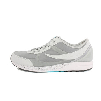 FILA 斐乐 浅灰/灰色/湖蓝 女跑步鞋 22118102-3 38