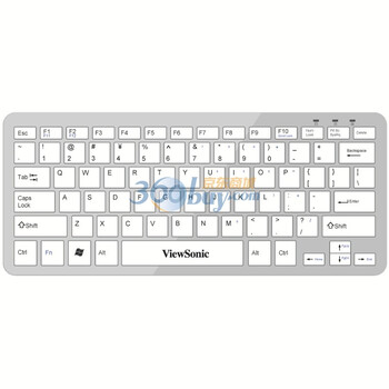 优派（ViewSonic）KU855 剪刀脚式巧克力键盘 银白色