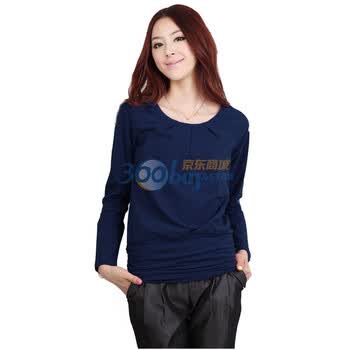 O.SA2012新款韩版女装T恤 ST00702 蓝色 M