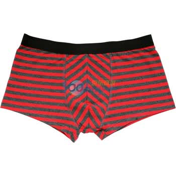 Cotton RepubLic 棉花共和国 海军条纹 男式 平角内裤01123007 红色 XXL