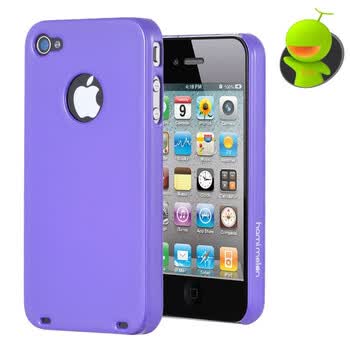 哈密瓜（hamimelon） HM0105　iphone4保护套 升级版钢琴烤漆12色 外壳 紫色 送防尘塞贴膜