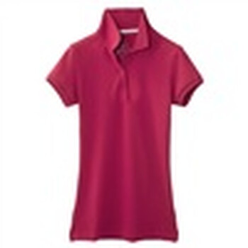 Giordano佐丹奴 Polo 女纤腰弹力粉嫩珠地POLO 01311001 热情的粉红 S