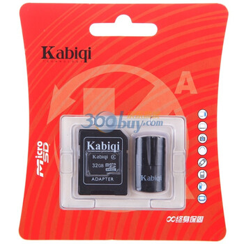 卡士奇（kabiqi）32G MicroSDHC(TF)存储卡（Class4）三件套装