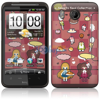ideaSkin HTC Desire HD/G10/G7HD/A919/大坏蛋 甜食集会 手机外壳保护套皮贴膜 ENDASC071908