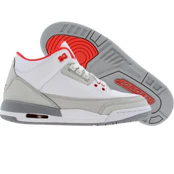 Nike/耐克 441140-101 GIRLS AIR JORDAN 3 RETRO GS CF 中性篮球鞋 白色 40