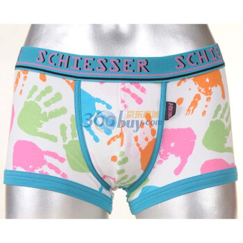 Schiesser舒雅 男士纯棉针织平角内裤（35-1563） 白色 XL