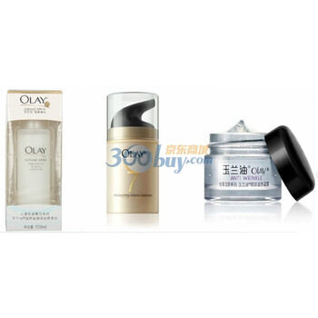 OLAY玉兰油修护霜50g+眼部滋养凝露14g+深层美白保湿营养水150ml