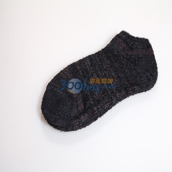 蕾娜丝LENUS 新品简欧风格 短款三色毛巾袜W23003 黑色 均码