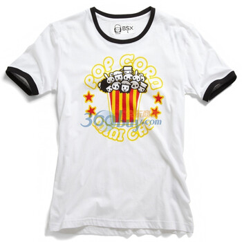 Giordano佐丹奴BSX T恤 男撞色MINI CHE时尚T恤 04091043 白色 XL