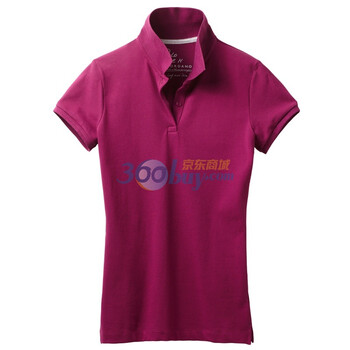 Giordano佐丹奴 Polo 女纤腰弹力粉嫩珠地Polo 01311001 浅紫 M