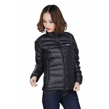 爱乐宾ELEBEN 女款超轻羽绒服 EBM-D11B25 黑色 175/80A