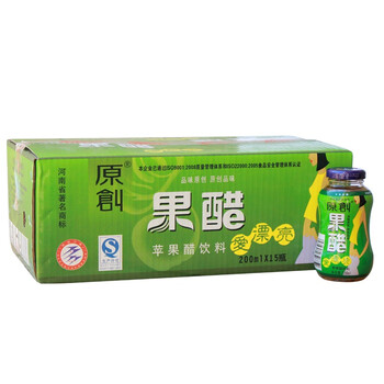 原创 爱漂亮 苹果醋饮料 1箱*15*200ml